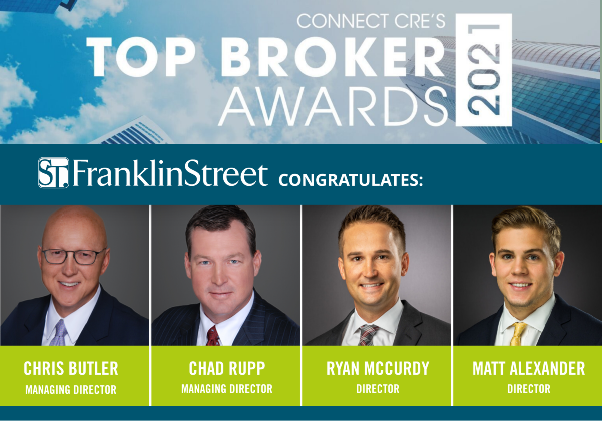 Connect CRE Honors Tampa Office & Industrial Team with 2021 Top Broker ...