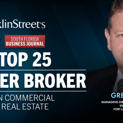 South Florida Business Journal Recognizes Franklin Street’s Greg Matus as 2021 ‘Power Broker’