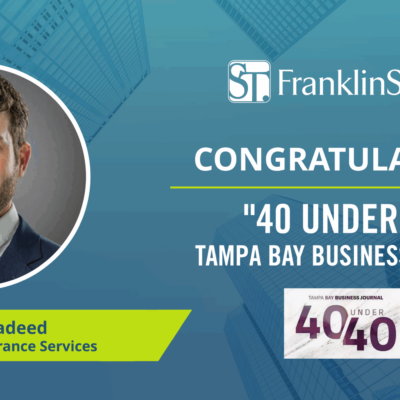 Franklin Street’s Michael Shadeed Honored with ’40 Under 40′ Award from Tampa Bay Business Journal