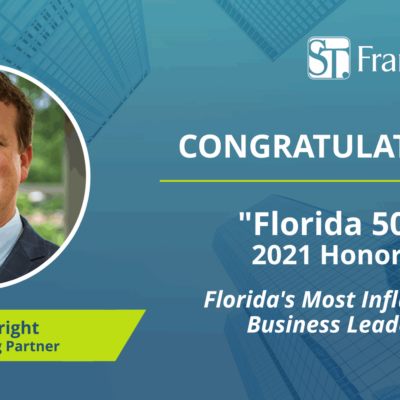 Franklin Street’s Andrew Wright Honored as one of Florida’s Most Influential Business Leaders – Florida 500