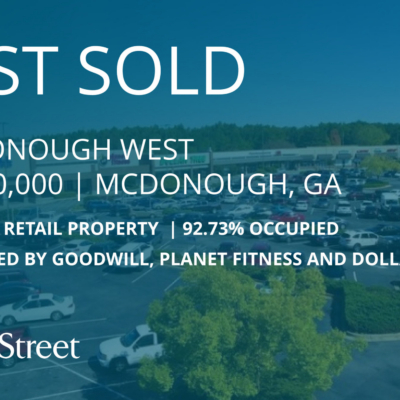 Franklin Street Arranges $9.6M Acquisition of McDonough West in McDonough, GA