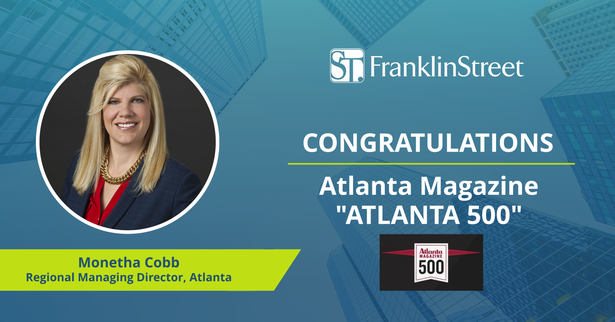 Franklin Street's Monetha Cobb Honored As One Atlanta's Most ...