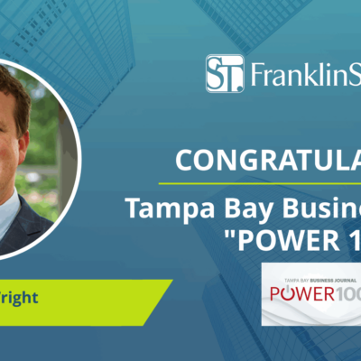 Franklin Street’s Andrew Wright Recognized as one of Tampa Bay’s 100 Most Influential Leaders