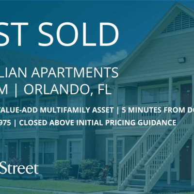 Franklin Street Arranges $51.2M Sale of 304-Unit Multifamily Commuity in Orlando 