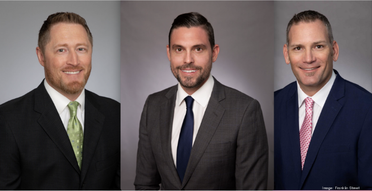 Jacksonville Business Journal: Growing Jax Franklin Street office adds three new CRE pros
