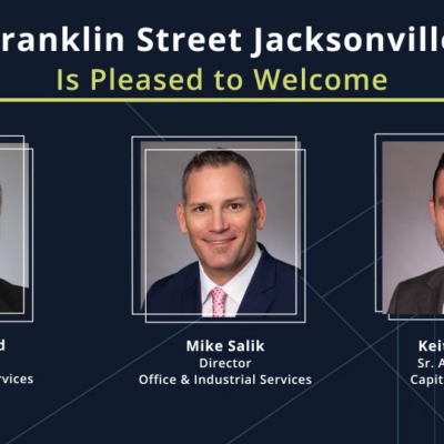 Franklin Street Expands Northeast Florida Team for Industrial and Capital Advisory Markets