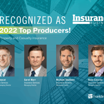 Franklin Street Insurance Brokers Named 2022 ‘Top Producers’ by Insurance Business America