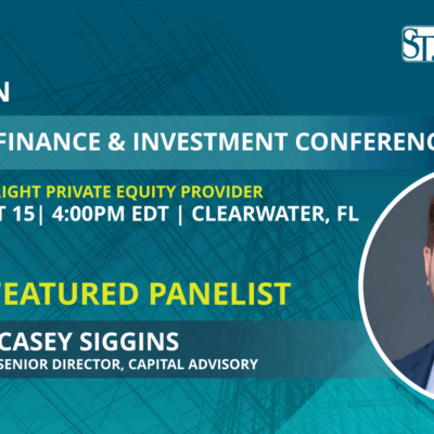Panel Event: Franklin Street’s Casey Siggins to Speak at Crittenden’s Real Estate Finance & Investment Conference