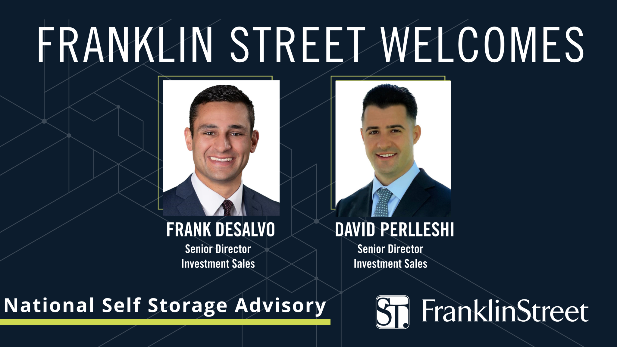 Franklin Street Adds Leading SelfStorage Team to National Investment