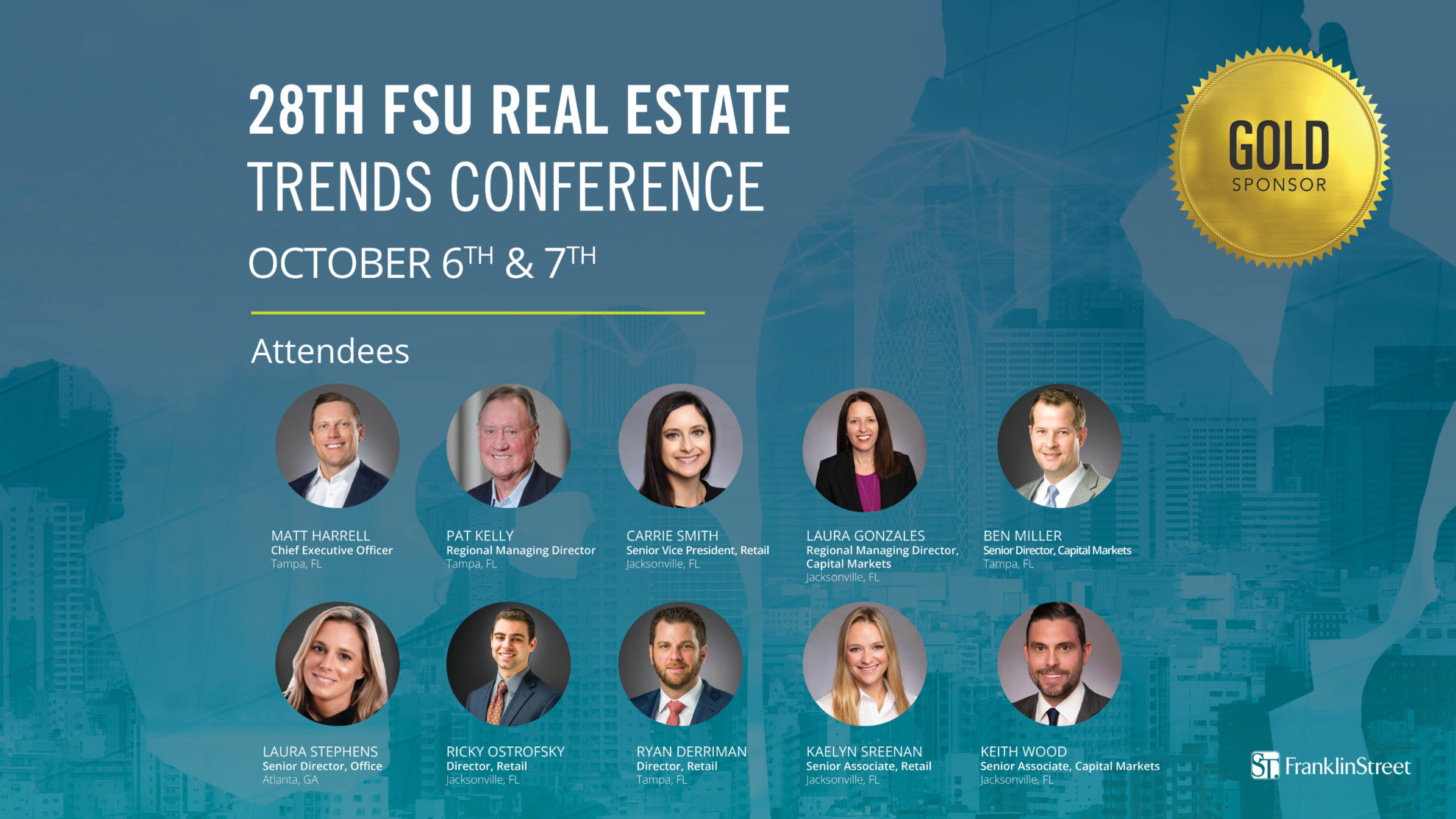 Franklin Street to Sponsor 28th FSU Real Estate Trends Conference