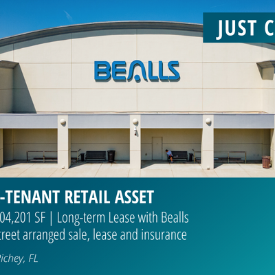 Franklin Street Arranges $7.2M Sale of Single-Tenant Retail Property Occupied by Bealls in Florida