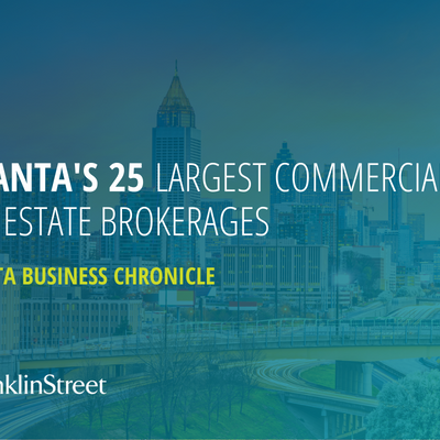 Franklin Street Ranked as One of Atlanta’s 25 Largest Commercial Real Estate Brokerages