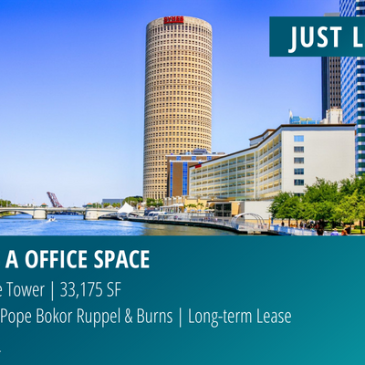 Franklin Street Represents Johnson Pope Bokor Ruppel & Burns in 33K-SF Lease at Rivergate Tower in Tampa