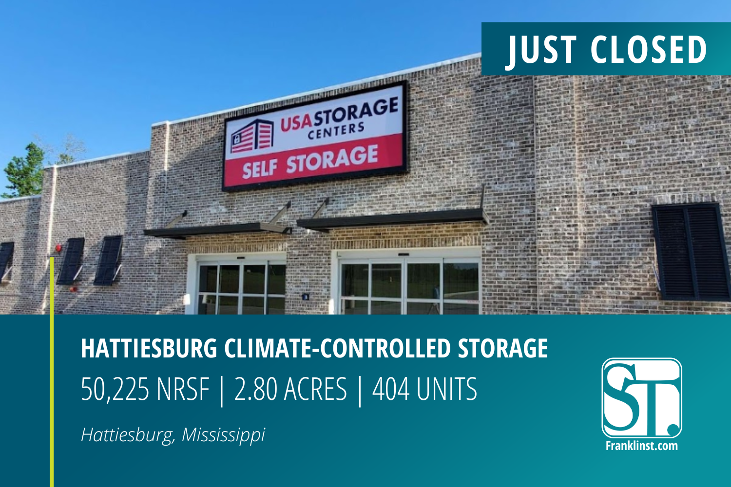 SelfStorage Properties for Sale Franklin Street Commercial