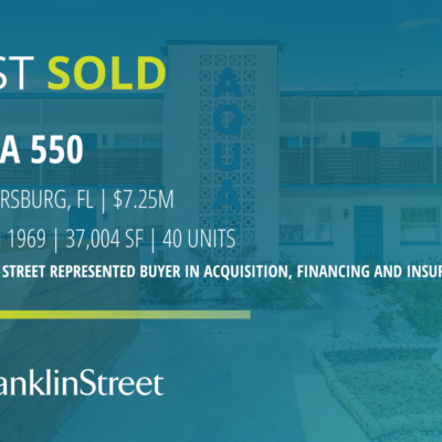 Franklin Street Arranges $7.25M Sale of Value-Add Multifamily Property in St. Petersburg, Florida