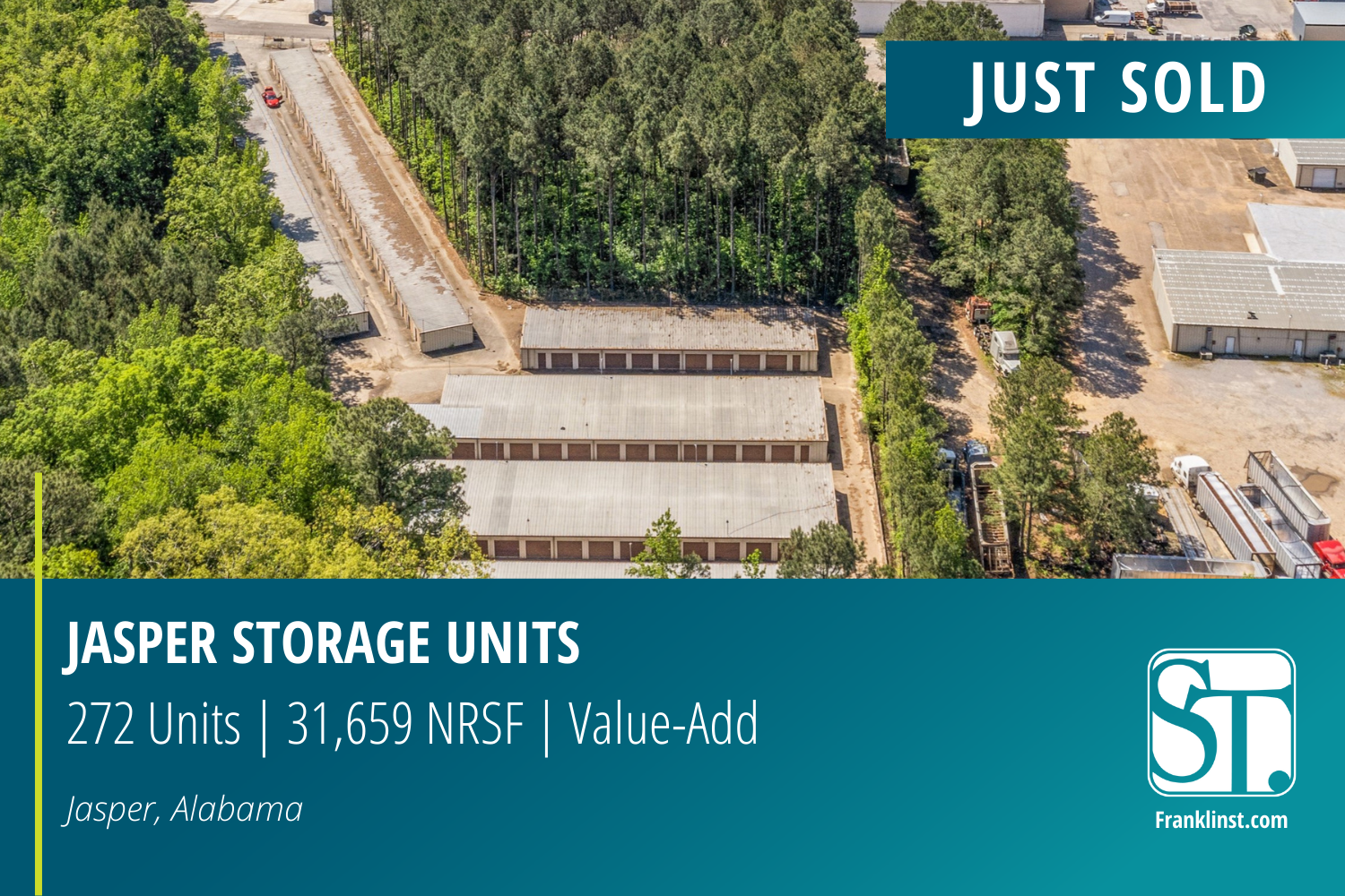 Franklin Street Arranges Sale of 31KSF ValueAdd SelfStorage Facility