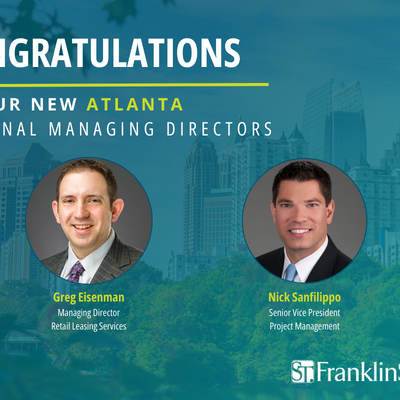 People on the Move in Atlanta: Greg Eisenman and Nick Sanfilippo, Regional Managing Directors