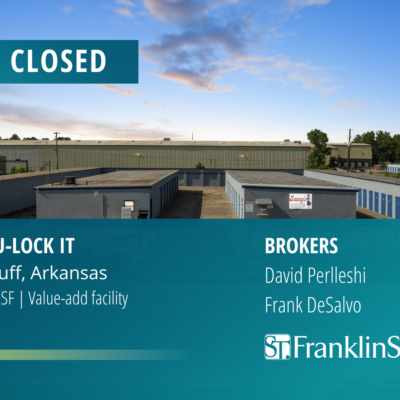 Franklin Street Arranges Sale of 14K-SF Value-Add Self-Storage Facility in Arkansas