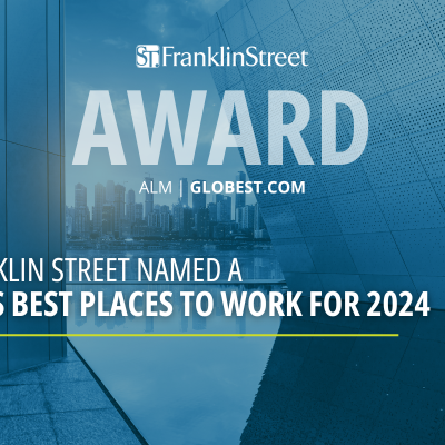Franklin Street Named CRE’s Best Places to Work for 2024 by GlobeSt.com