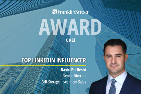 Franklin Street’s David Perlleshi Recognized as a Top LinkedIn Influencer by CREi