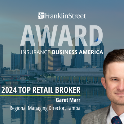 Franklin Street’s Garet Marr Recognized as a 2024 Top Retail Broker by Insurance Business America