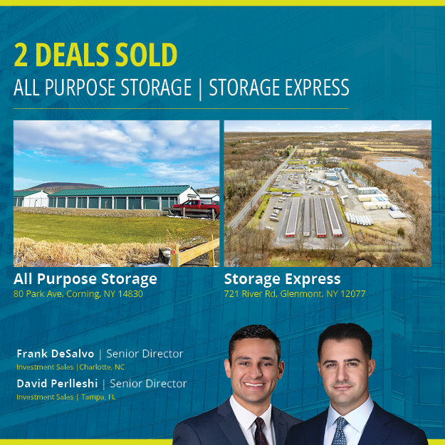 Franklin Street Successfully Sells Two Upstate New York Self-Storage Facilities
