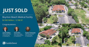 Franklin Street Brokers Sale of Boynton Beach Med Office