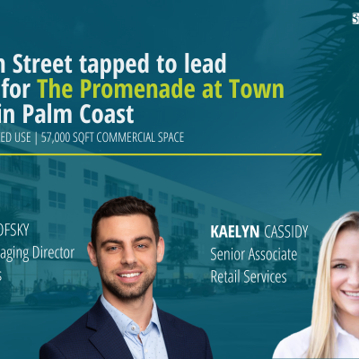 Franklin Street tapped to lead leasing for The Promenade at Town Center in Palm Coast 