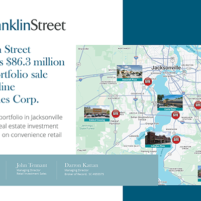 Franklin Street facilitates $86.3 million retail portfolio sale to Curbline Properties Corp.
