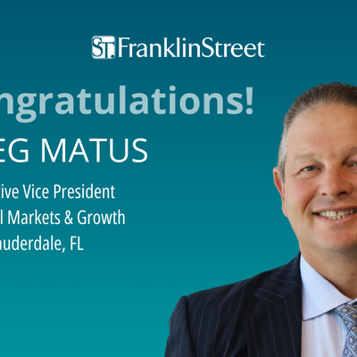 Franklin Street promotes Greg Matus to Executive Vice President