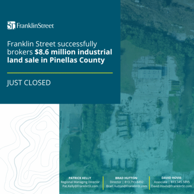 Franklin Street successfully brokers $8.6 million industrial land sale in Pinellas County