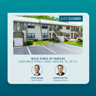 Franklin Street brokers sale of Wild Pines of Naples