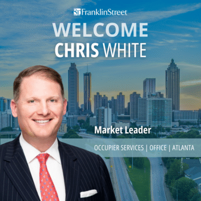 Franklin Street launches office tenant representation services in Atlanta with hire of veteran leader Chris White