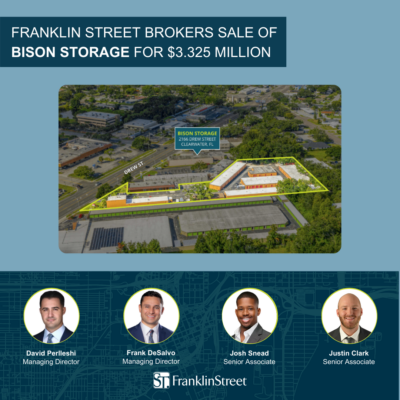 Franklin Street brokers sale of Bison Storage for $3.325 million