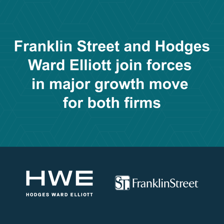 Franklin Street and Hodges Ward Elliott join forces in major growth move for both firms