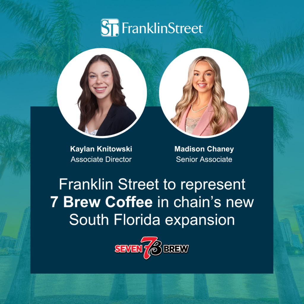 Franklin Street to represent 7 Brew Coffee in chain’s new South Florida expansion