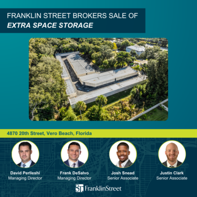 Franklin Street brokers sale of Extra Space Storage in Vero Beach
