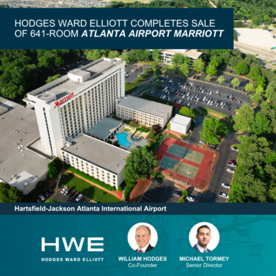 Hodges Ward Elliott completes sale of 641-room Atlanta Airport Marriott