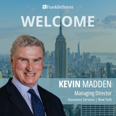 Franklin Street expands New York office; names Kevin Madden as Managing Director
